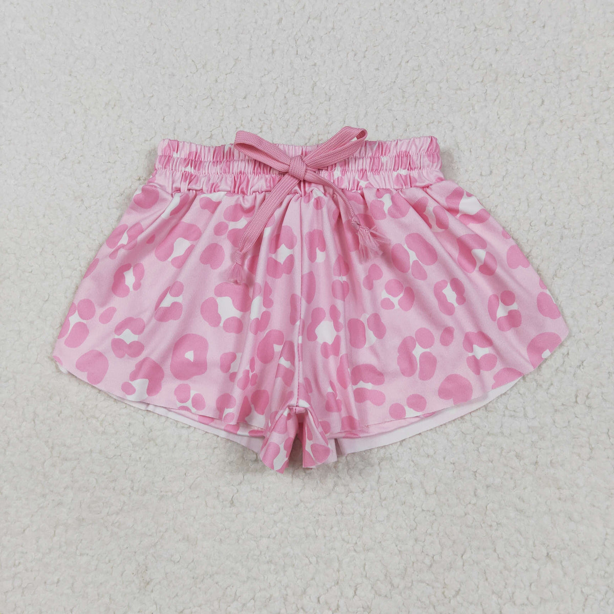 SS0587 pink leopard girls shorts