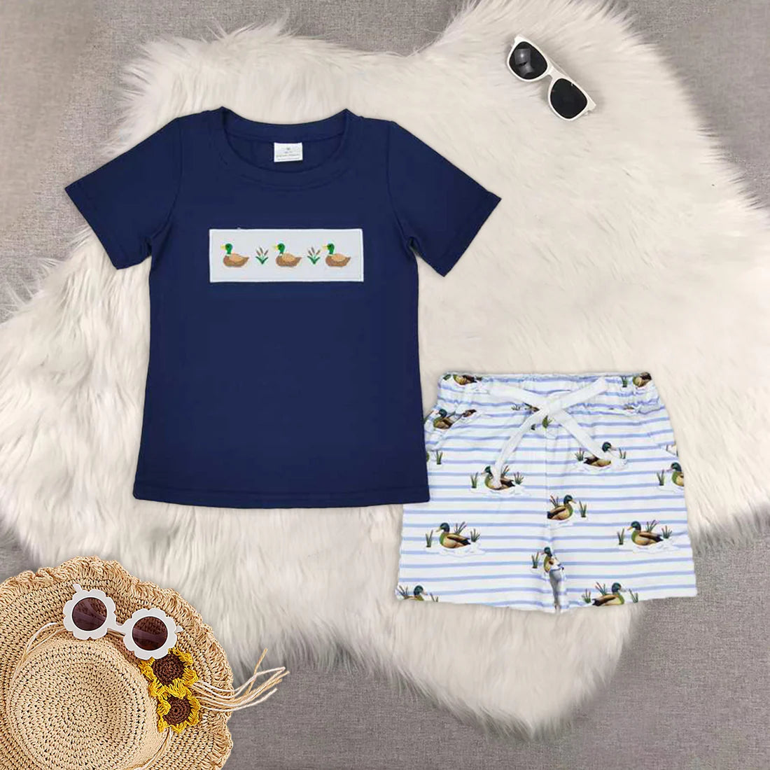 mallard duck Summer Sibling Clothes RTS