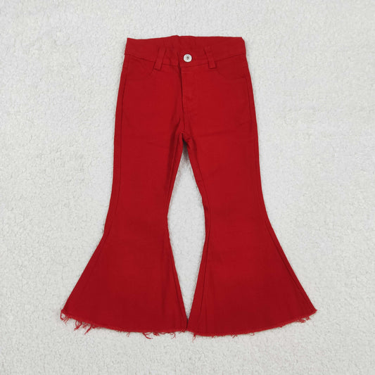 P0083 Red Girls Jeans