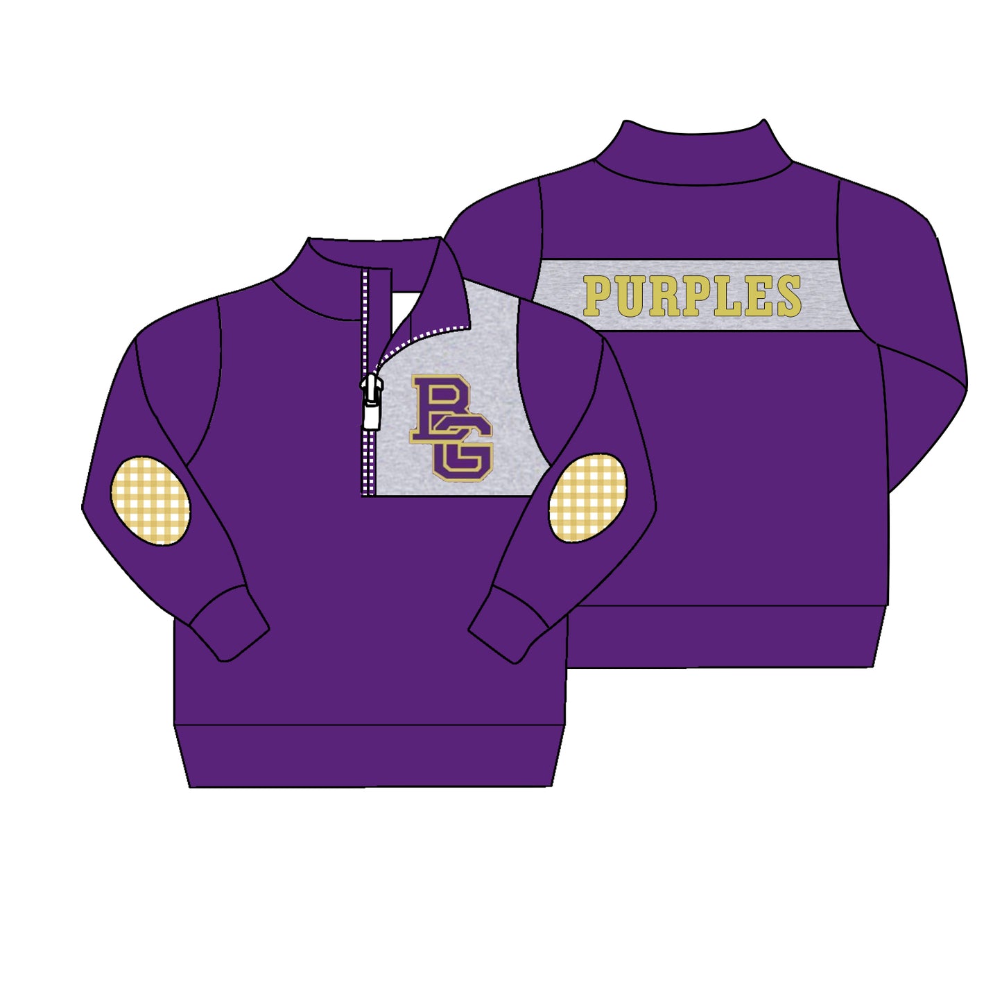 custom S 8.1 Team purple long sleeve top please order before 14th August