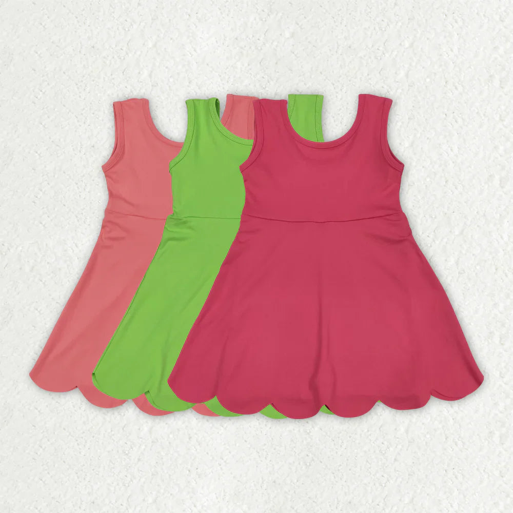 solid color yoga girls skorts dress RTS Sibling Clothes