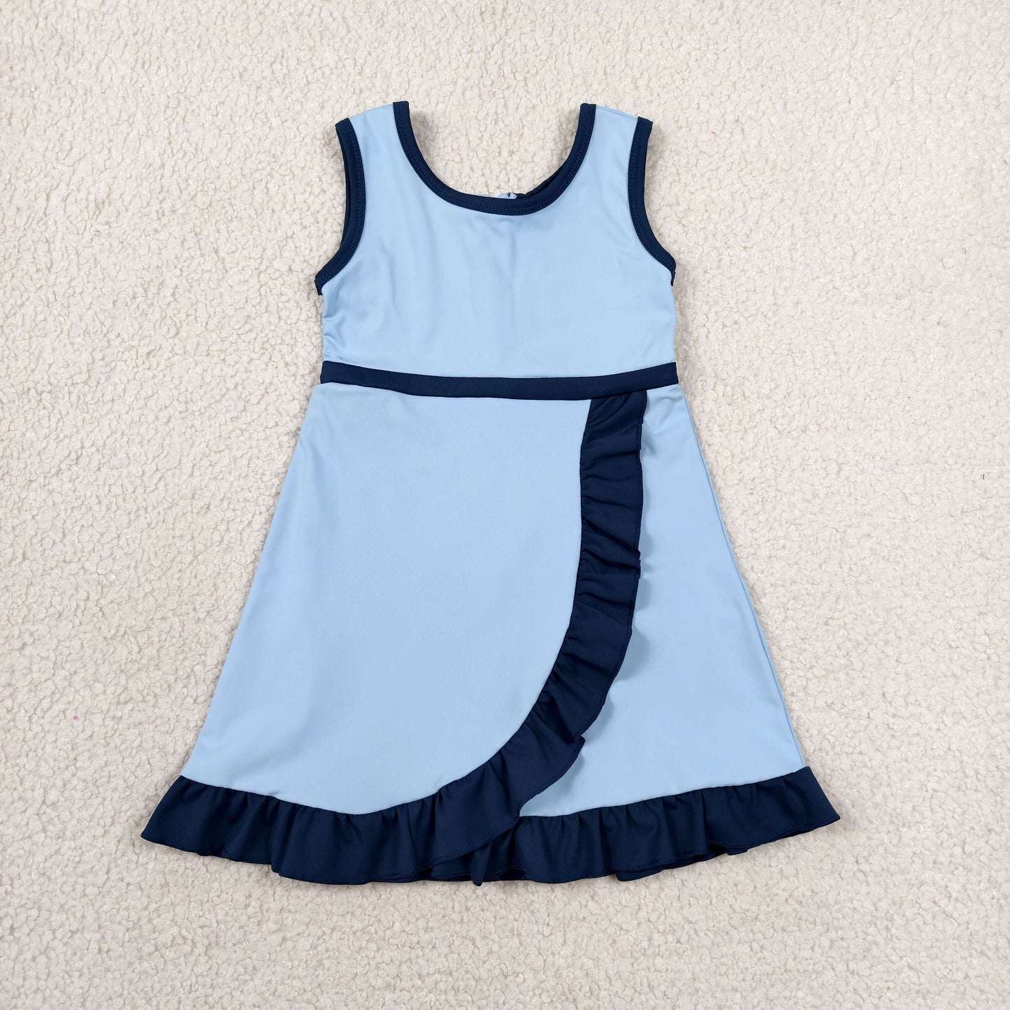 GSD4126 Yoga Blue Skorts Girls Dress