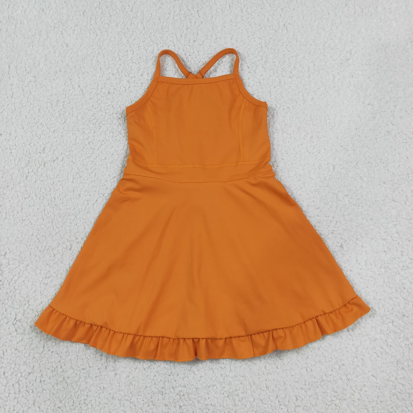 S0780 orange girls bathing tennis clothes