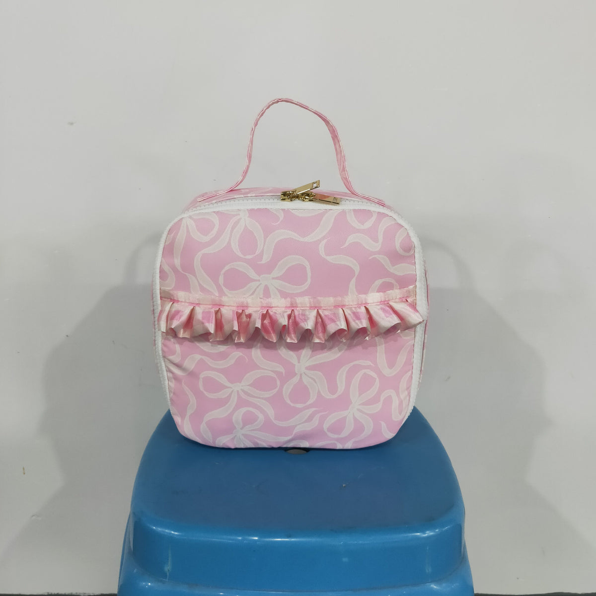 preorder BA0464 Bows Pink Lunchbox Lunch Bag