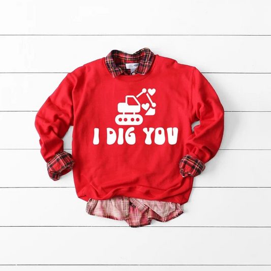 Custom 2pcs Red Pullover + Red Checkered T-shirt