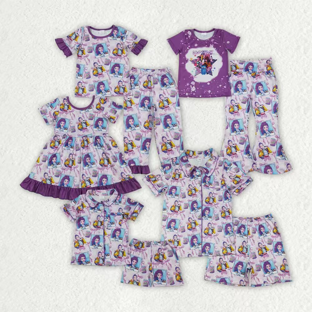 Hunter K Purple Mama And Me Sibling Clothes RTS