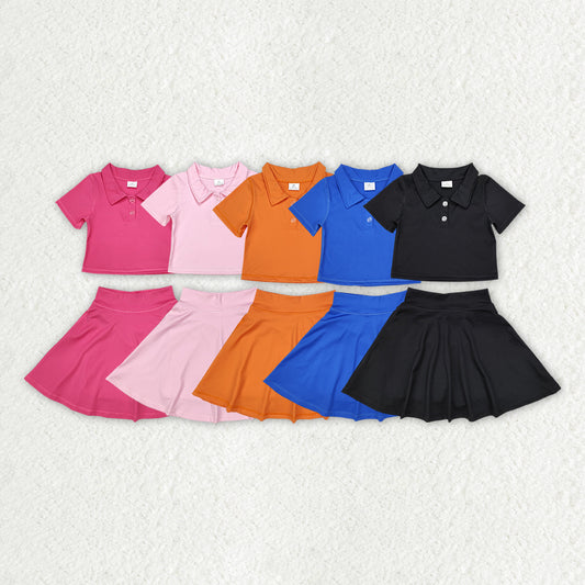 colorful girls set Active Wear Athletic RTS sibling clothes