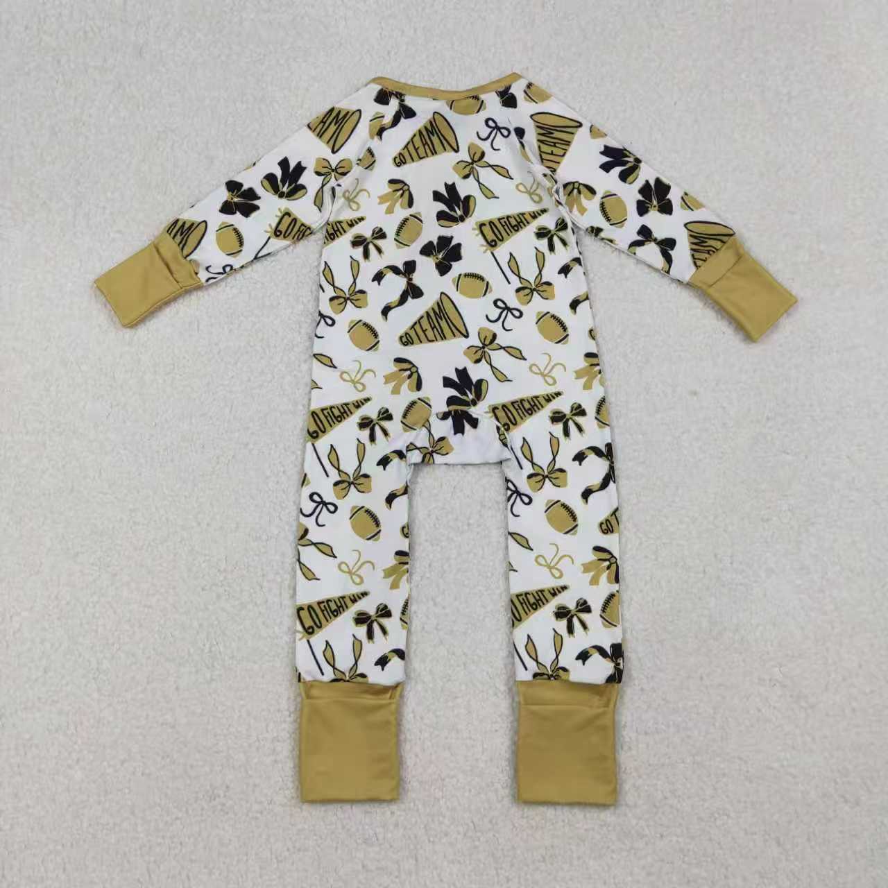 cheer go team romper RTS sibling clothes