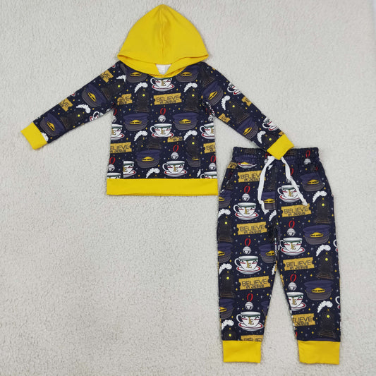 BLP1552 Believe in Jesus Long Sleeve Pants Boys Pajamas