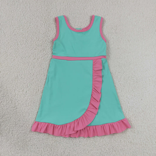 GSD4149 Yoga Blue Skorts Girls Dress