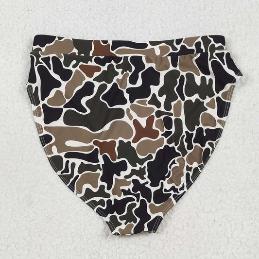 S0567 hunting camo adult woman swimsuits shorts