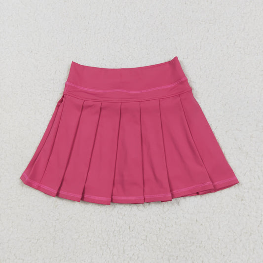 GLK0079 yoga hot pink skirt skorts girls dress