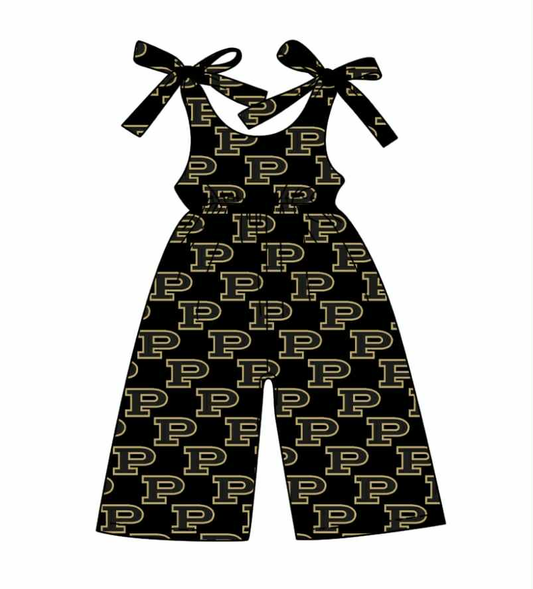 custom moq 3 football item P black girls jumpsuits