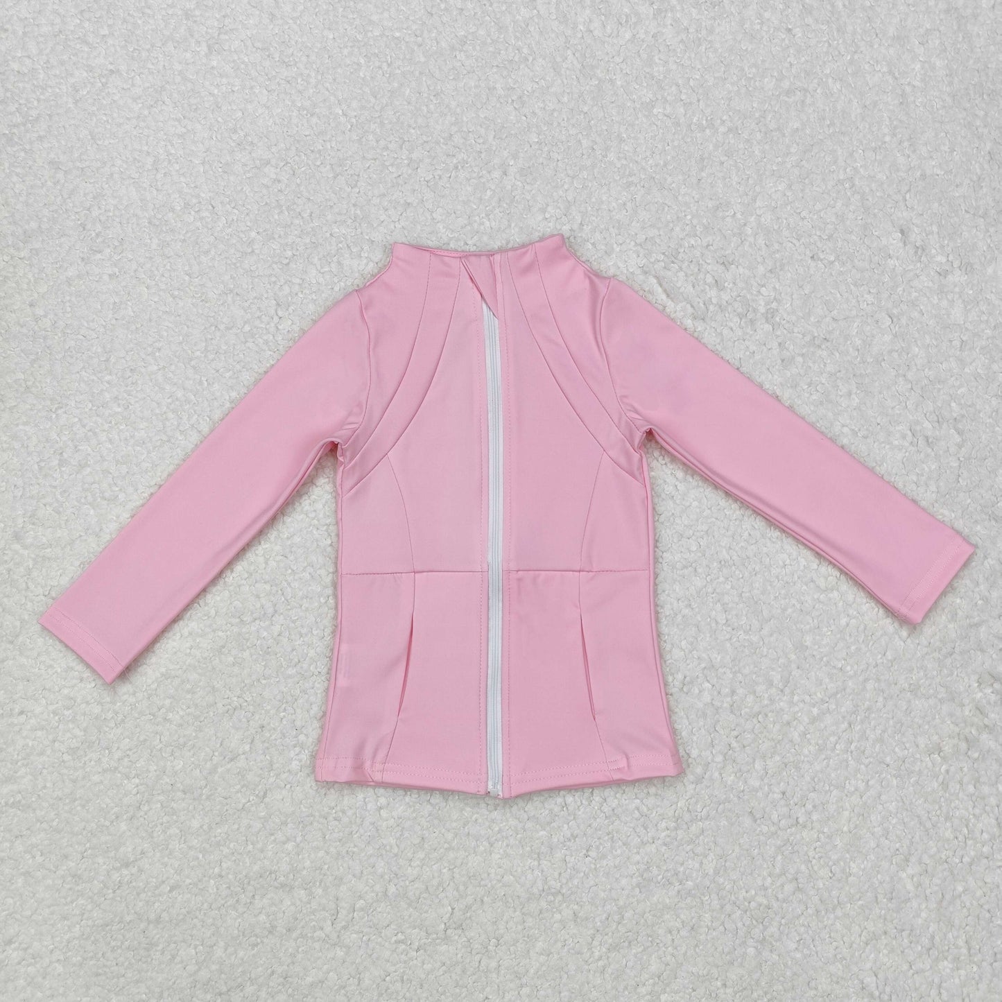 GT0683 light pink sport wear girls coat yoga clothes