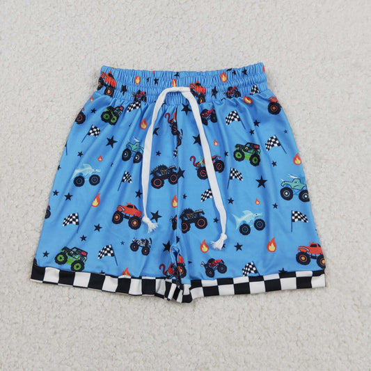 SS0736 Off-road Blue Girls Shorts
