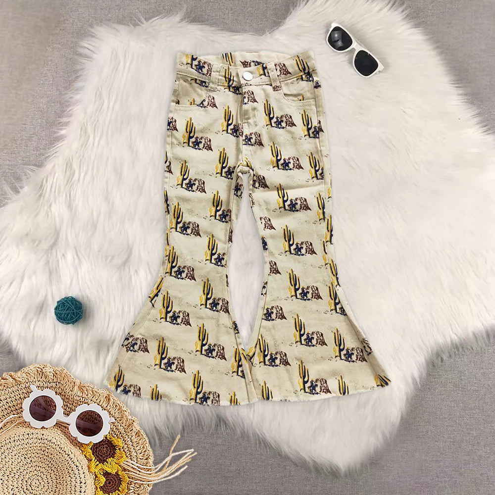 Western cowgirl girls jeans RTS Sibling Clothes