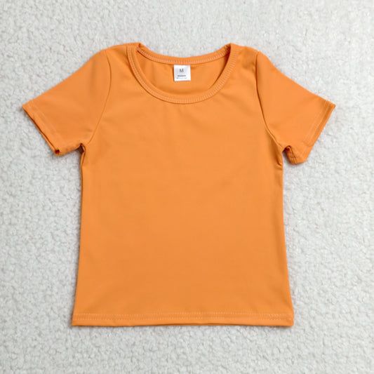 GT1635 Yoga Orange Short Sleeve Boys Top