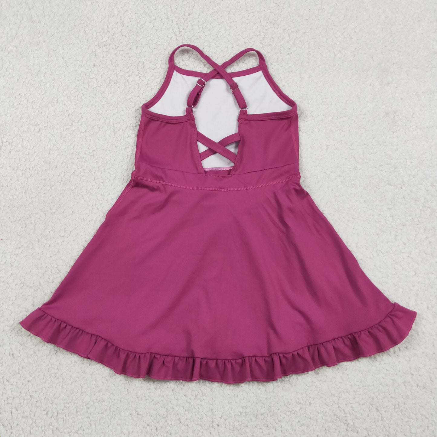 S0778 purple girls tennis clothes