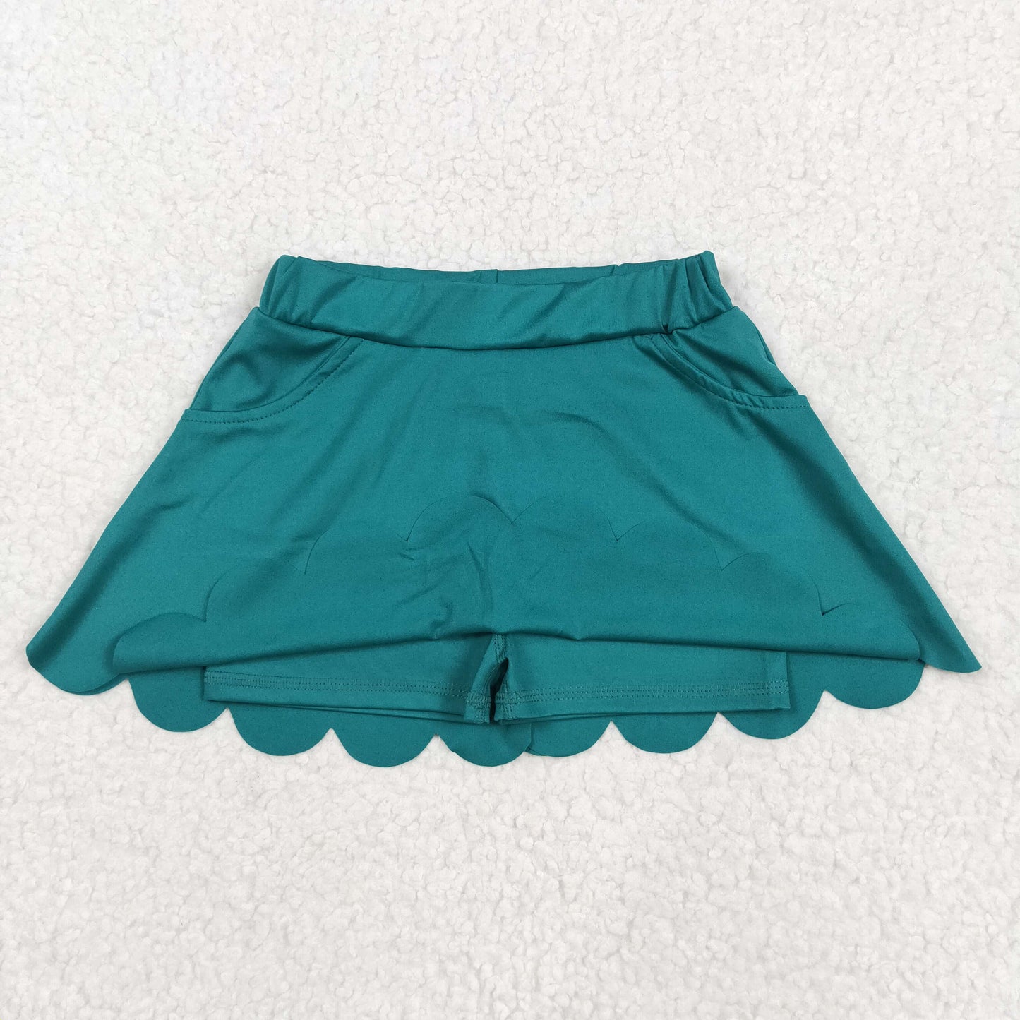 GLK0077 yoga green skirt with shorts girls clothes