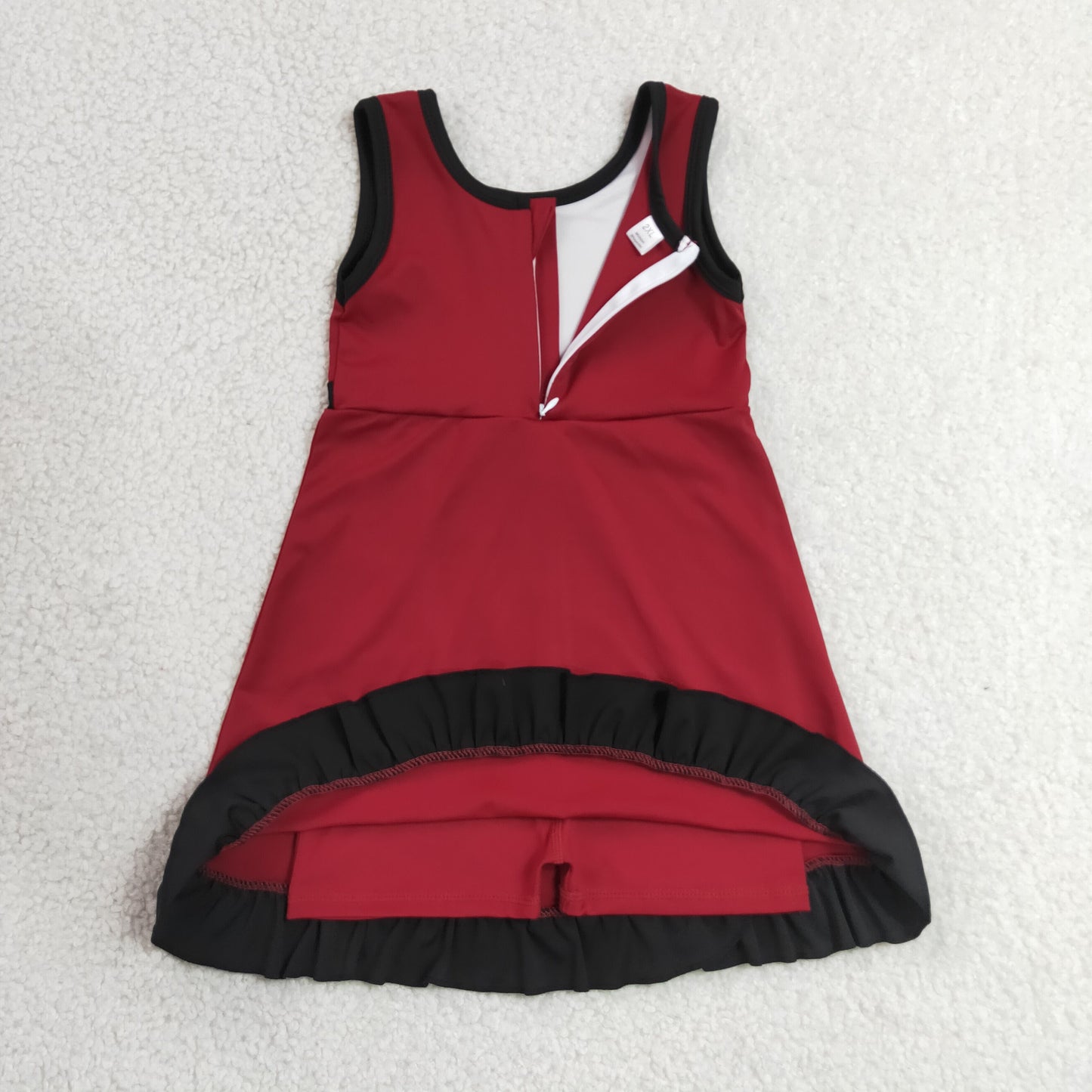 GSD4135 Yoga Maroon Skorts Girls Dress