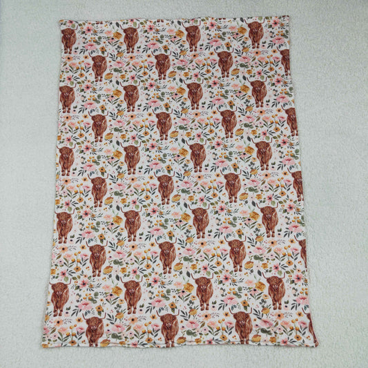 BL0011 Highland Cow Baby Kids Blanket