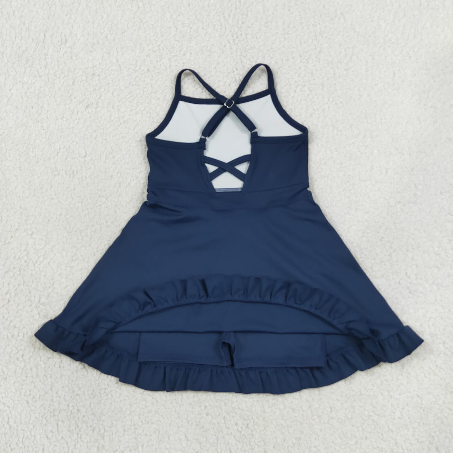 S0779 navy blue girls tennis clothes