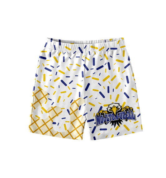 Custom Moq 3 football team Moulton adult man shorts