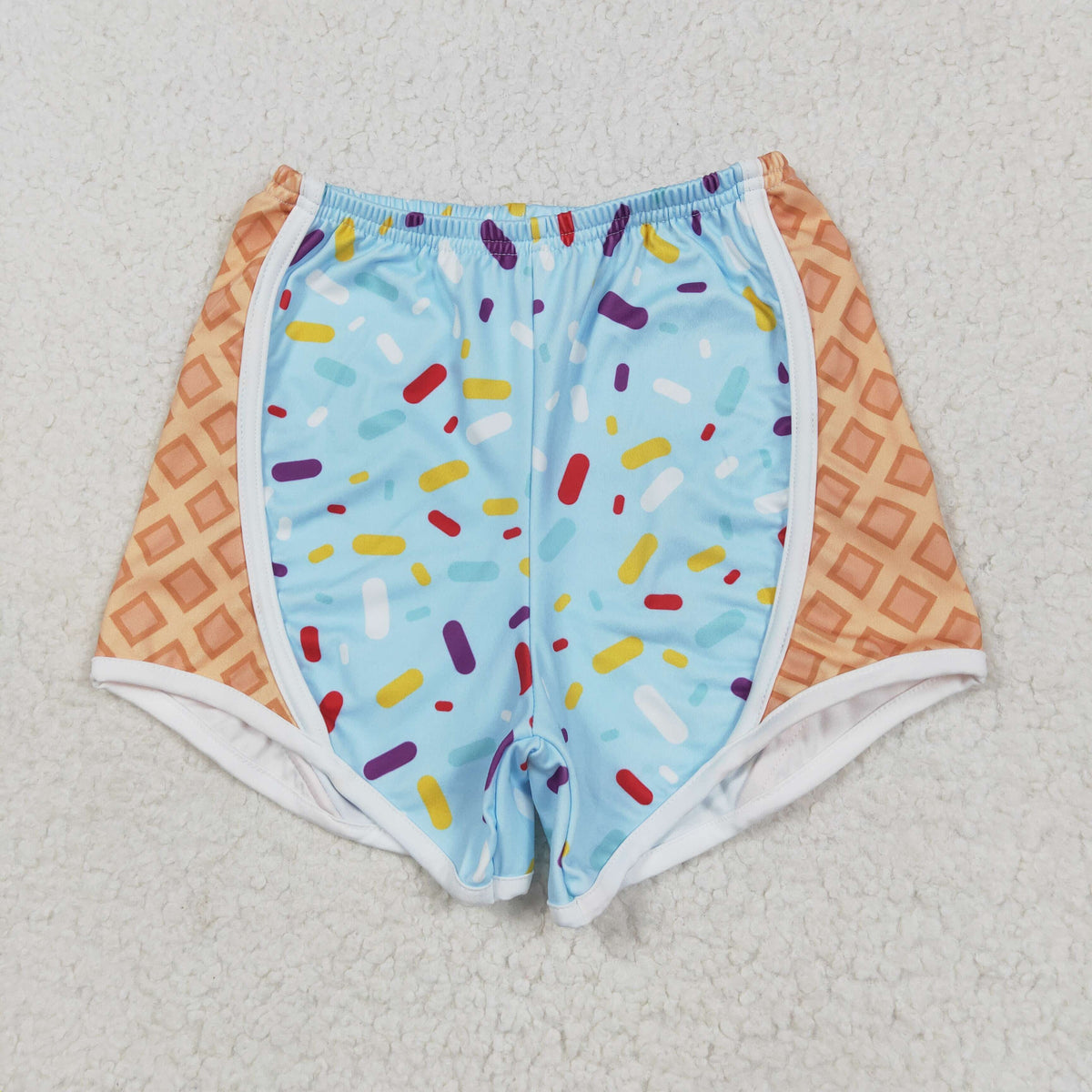 SS0571 yoga ice sky blue girls shorts
