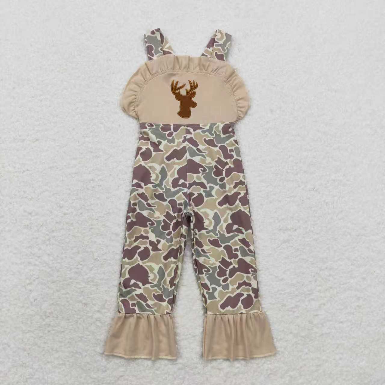 Embroidery hunting deer camo RTS Sibling Clothes
