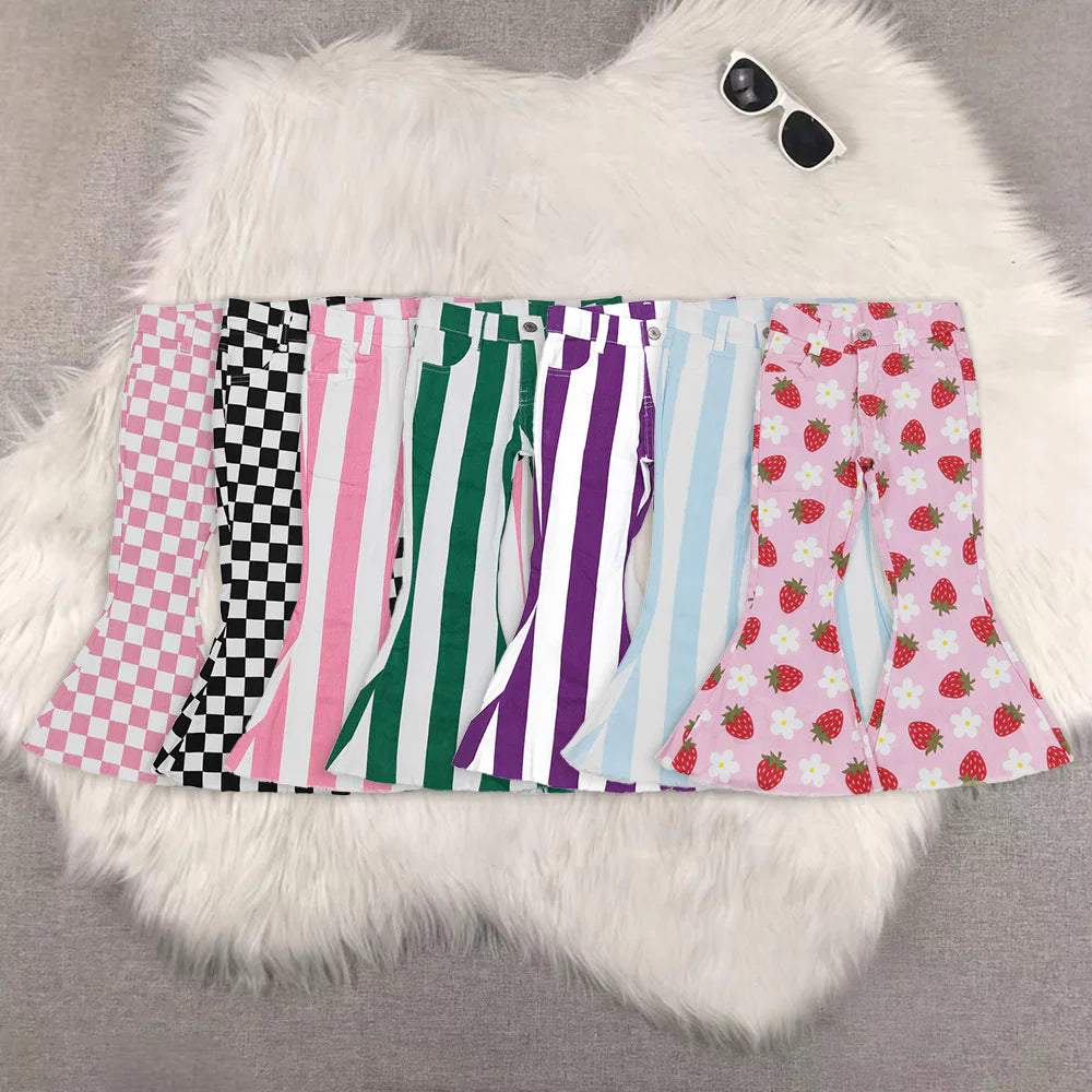 fashion colorful girls jeans RTS Sibling Clothes