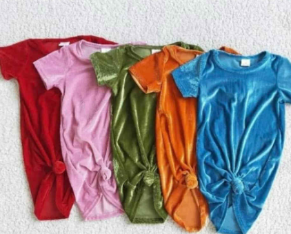 Velvet Dress RTS Sibling Clothes