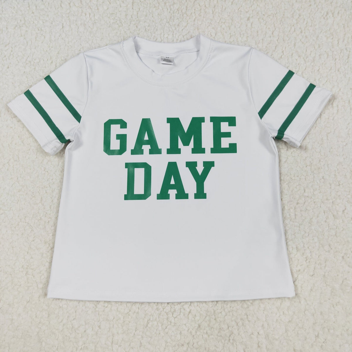 yoga screen print game day top RTS Sibling Clothes