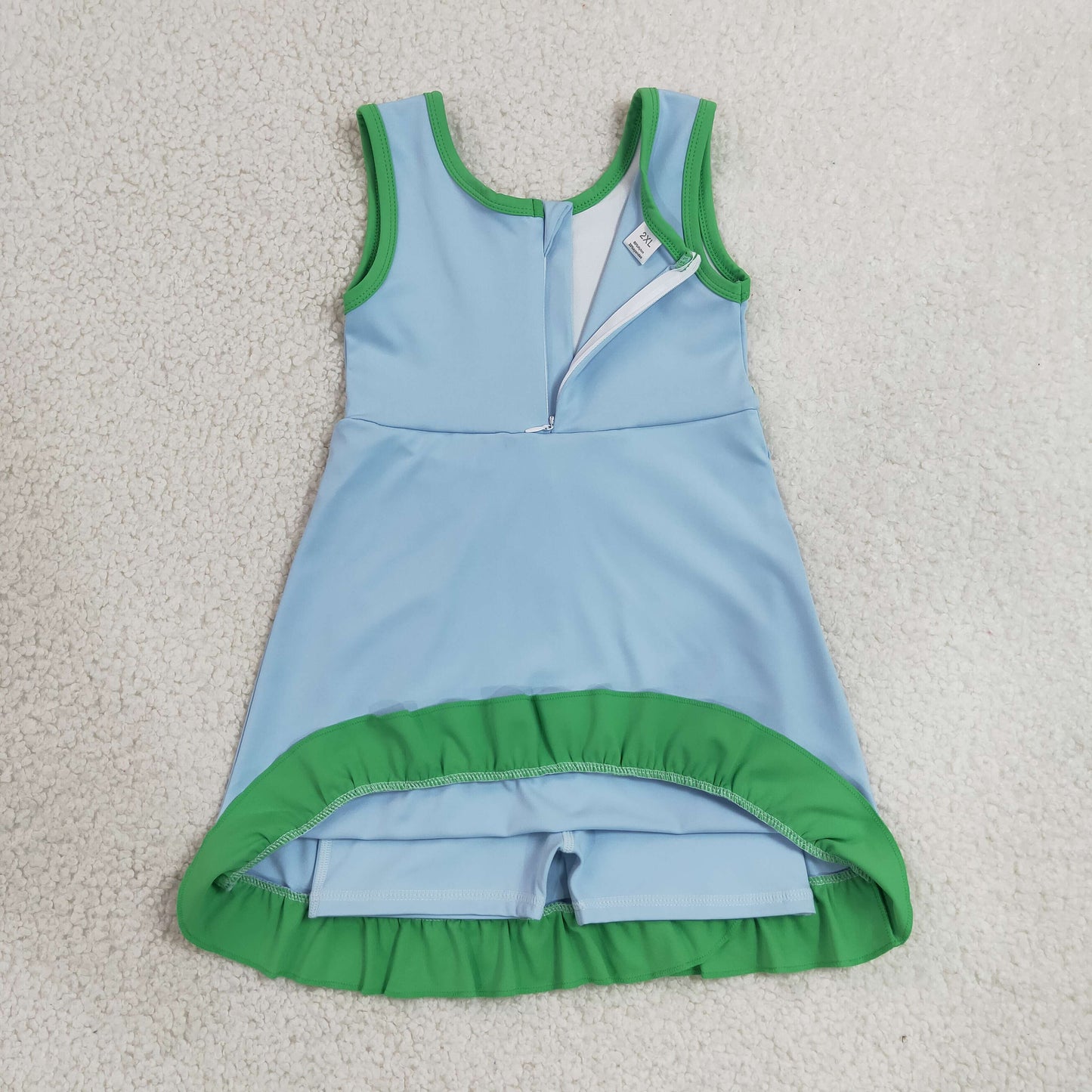 GSD4136 Yoga Blue Skorts Girls Dress