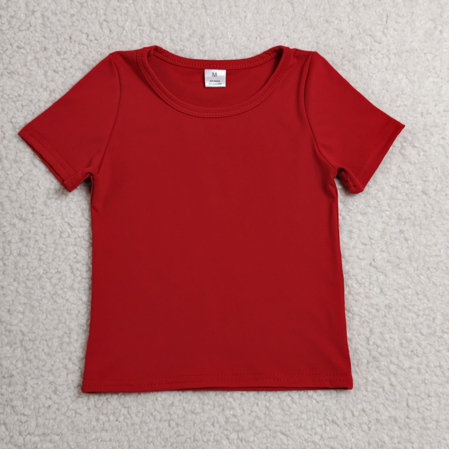 GT1634 Yoga Red Short Sleeve Boys Top