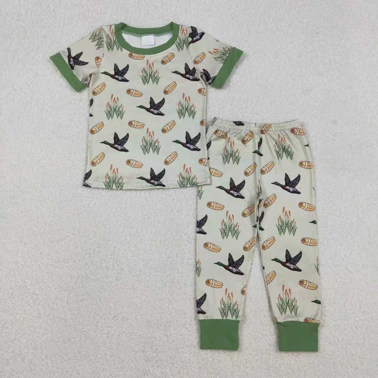 Mallard Duck Boys Pajamas/Romper Sibling Clothes RTS
