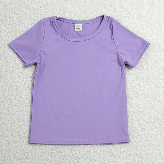 GT1638 Yoga Purple Short Sleeve Boys Top