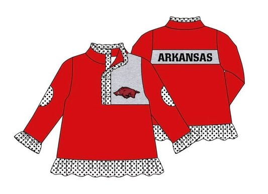 custom S 8.25 Red kids pullover