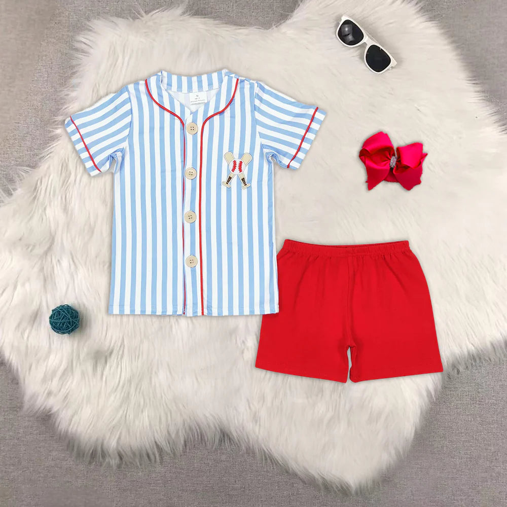 Embroidery baseball RTS Sibling Clothes