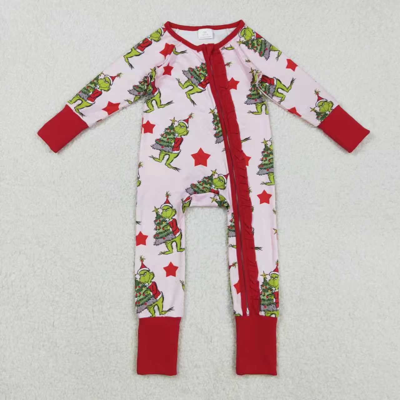 Christmas green face Sibling Clothes RTS sibling clothes