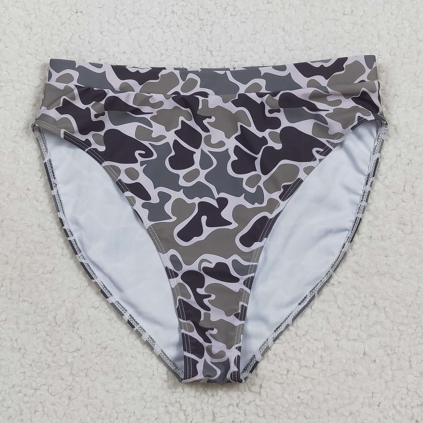 S0574 hunting camo adult woman swimsuits shorts
