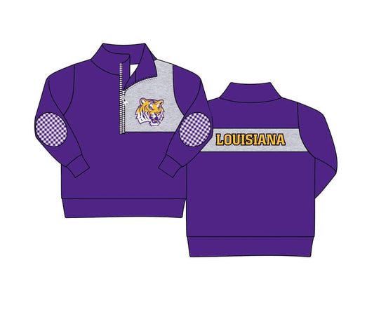 custom S 8.25 Purple kids pullover