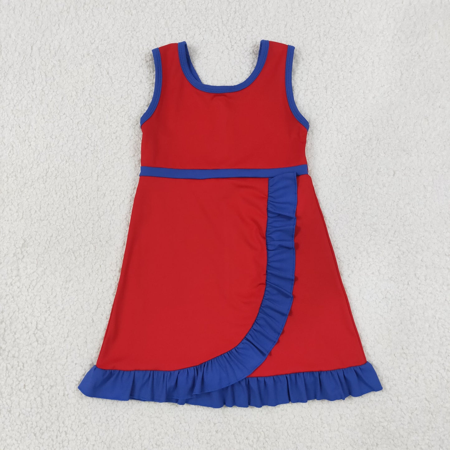 GSD4132 Yoga Red Skorts Girls Dress