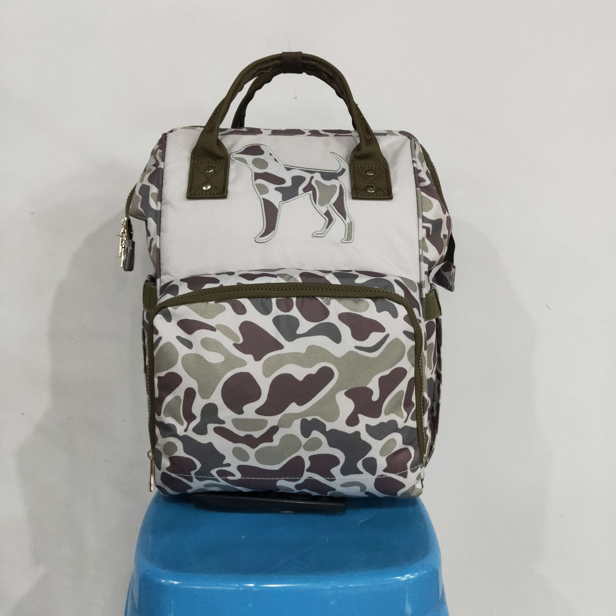 BA0403 Camo Dog Diaper Bag