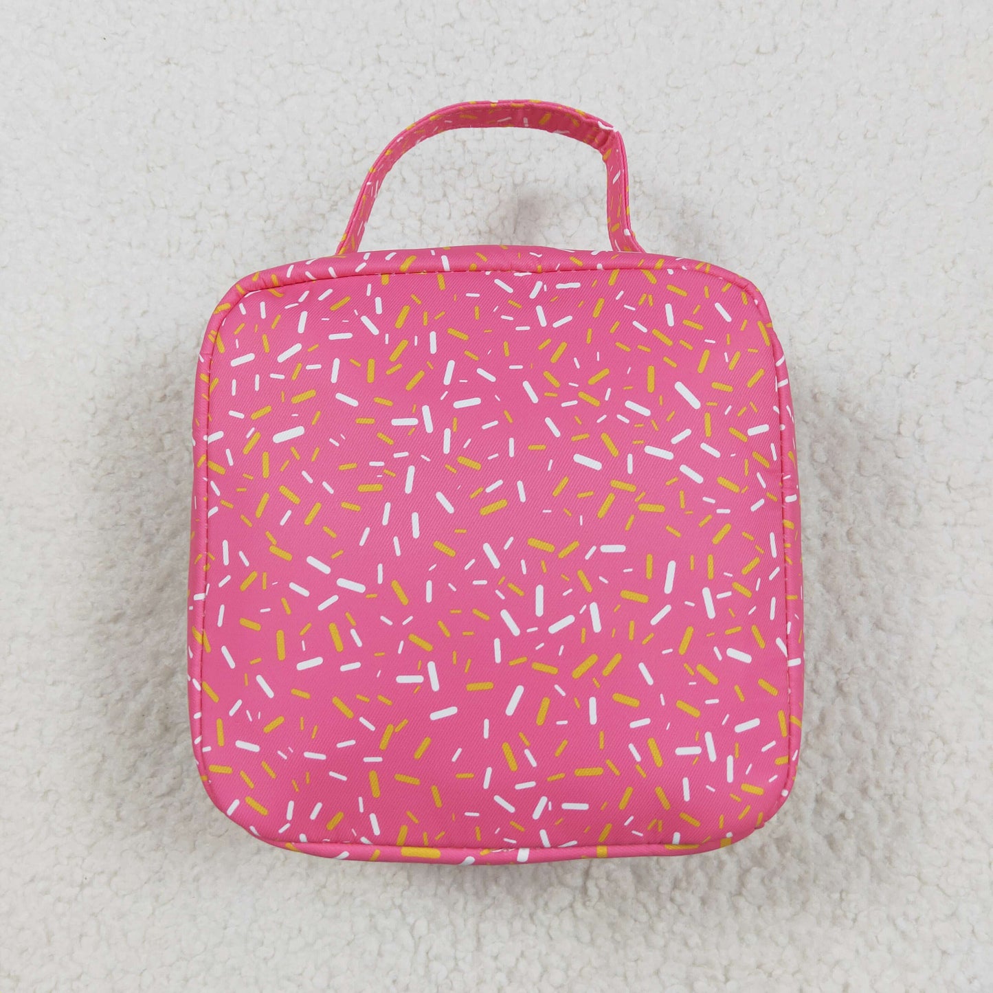 BA0299  pink ice Lunch Bag lunchbox 8.5*8.5*3.2 inches