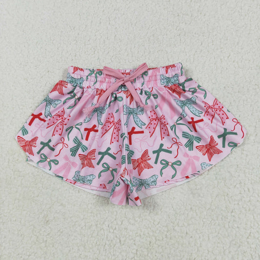 yoga SS0578 colorful bows coquette bow pink girls shorts