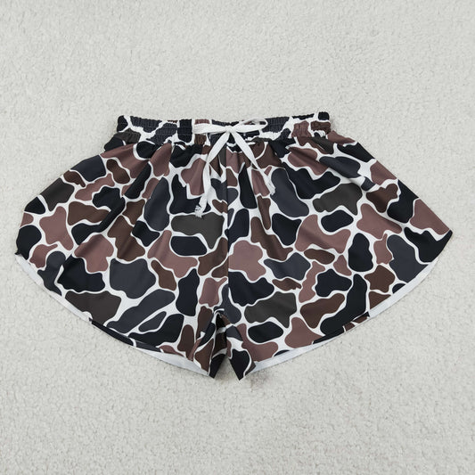 SS0768 Yoga Hunting Camo Adult Women Shorts