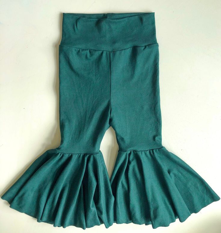 custom Green Milk Silk Girls Pants