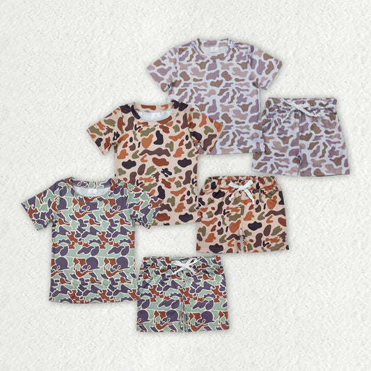 camo boys Summer set Sibling Clothes RTS