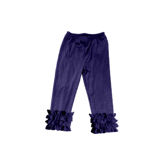 Custom Purple ruffles girls pants