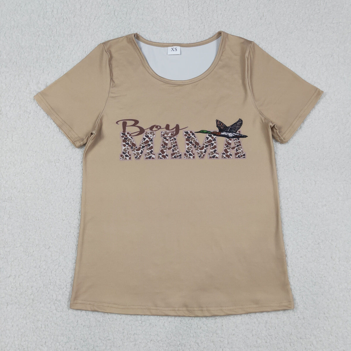 GT1512 Mama Boy Mallard Duck Camo Short Sleeve Boys Top